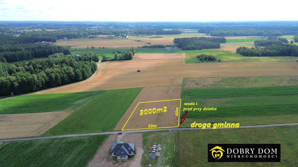 Działka 3000 m² z projektem domu i pozwoleniem - blisko Białegostoku Niewodnica Nargilewska-Kolonia  3 000m2 Foto 1