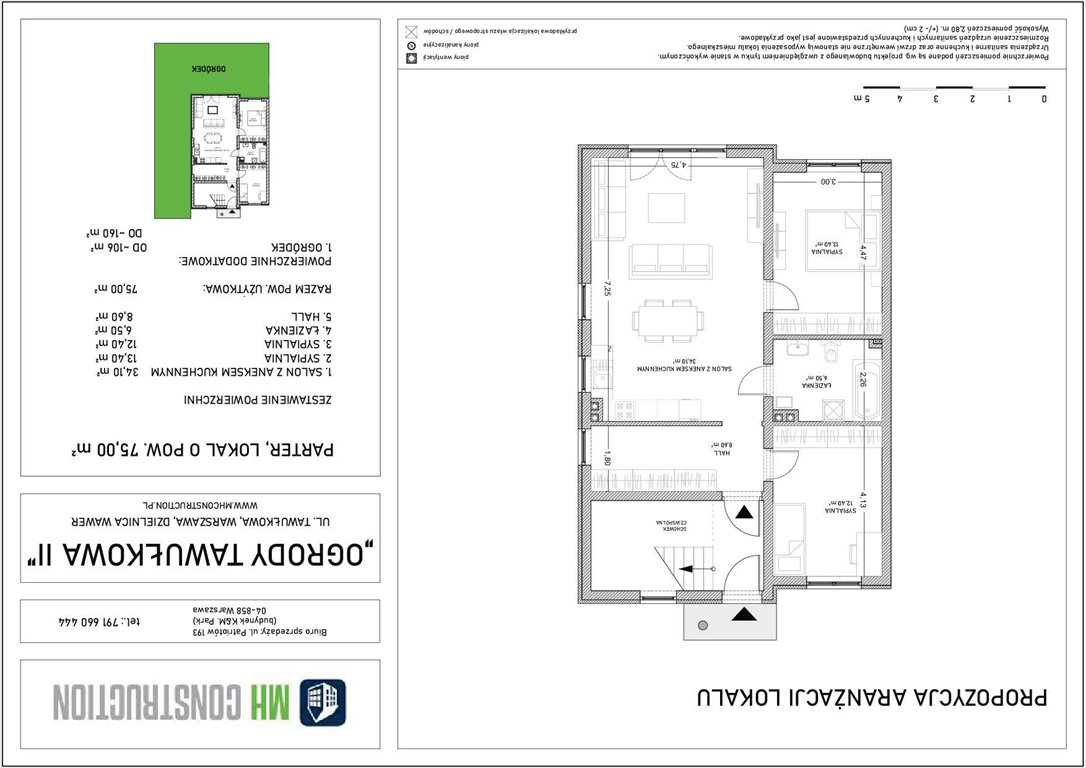 Mieszkanie czteropokojowe  na sprzedaż Warszawa, Wawer, Miedzeszyn, Tawułkowa 5  75m2 Foto 4