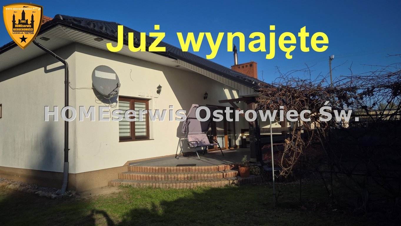 Wynajem domu 180 m2 z ogrodem i garażem, centrum Ostrowca Ostrowiec Świętokrzyski, Centrum  180m2 Foto 1
