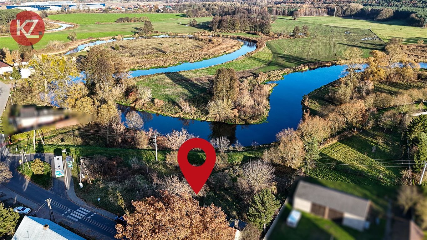Działka budowlana nad rzeką z WZ i pełną infrastrukturą Piła, Motylewo, Orla  700m2 Foto 1