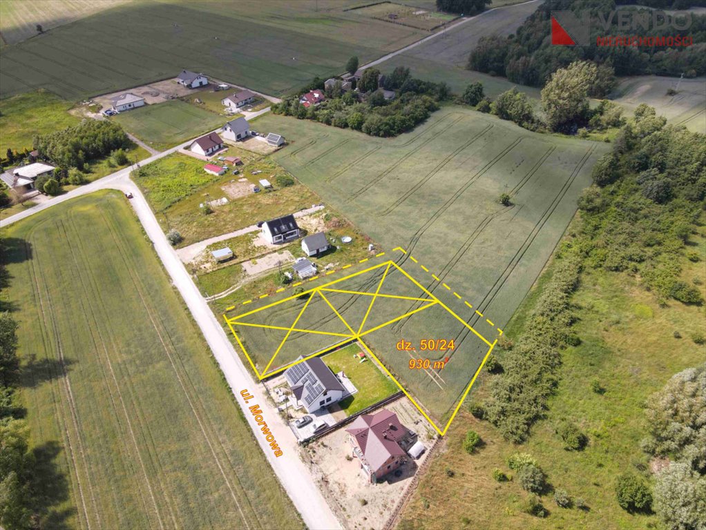 Działka budowlana 930 m² w Gorzkim Polu - zapraszam Gorzkie Pole, Morwowa  930m2 Foto 1