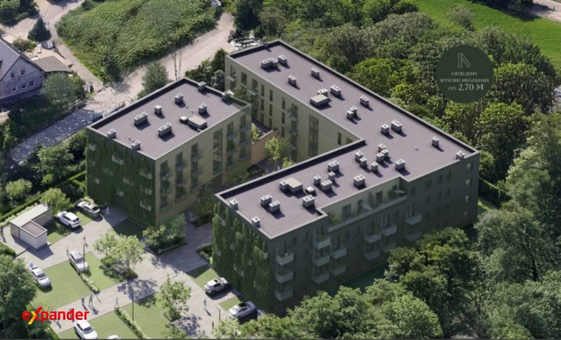Nowoczesne 3-pokojowe mieszkanie z balkonem (widok na otwartą przestrzeń) Wrocław, Jerzmanowo-Jarnołtów-Strachowice-Osiniec, Strachowicka  55m2 Foto 1