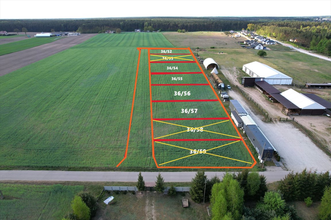 Działka budowlana na sprzedaż Klotyldzin  1 145m2 Foto 1