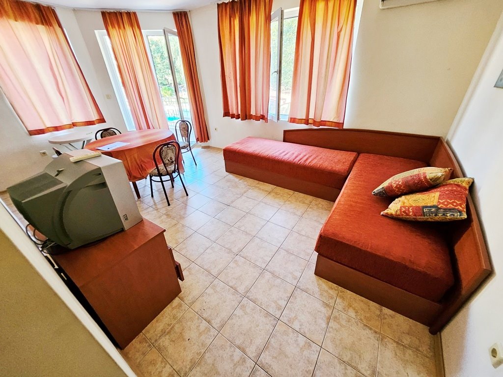 Apartament 55 m² z widokiem na basen w Prestige City Bułgaria, sunny Beach, Prestige City Complex, Sunny Beach  55m2 Foto 1