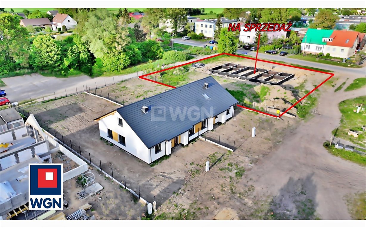 Działka z rozpoczętą budową domu dwulokalowego nad Jeziorem Wojcieszyckim Gorzów Wielkopolski, Wojcieszyce, Strzelecka  1 350m2 Foto 1