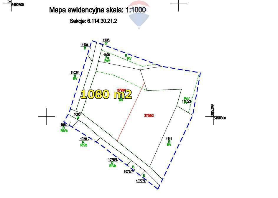 Działka budowlana na sprzedaż Laliki  1 080m2 Foto 19