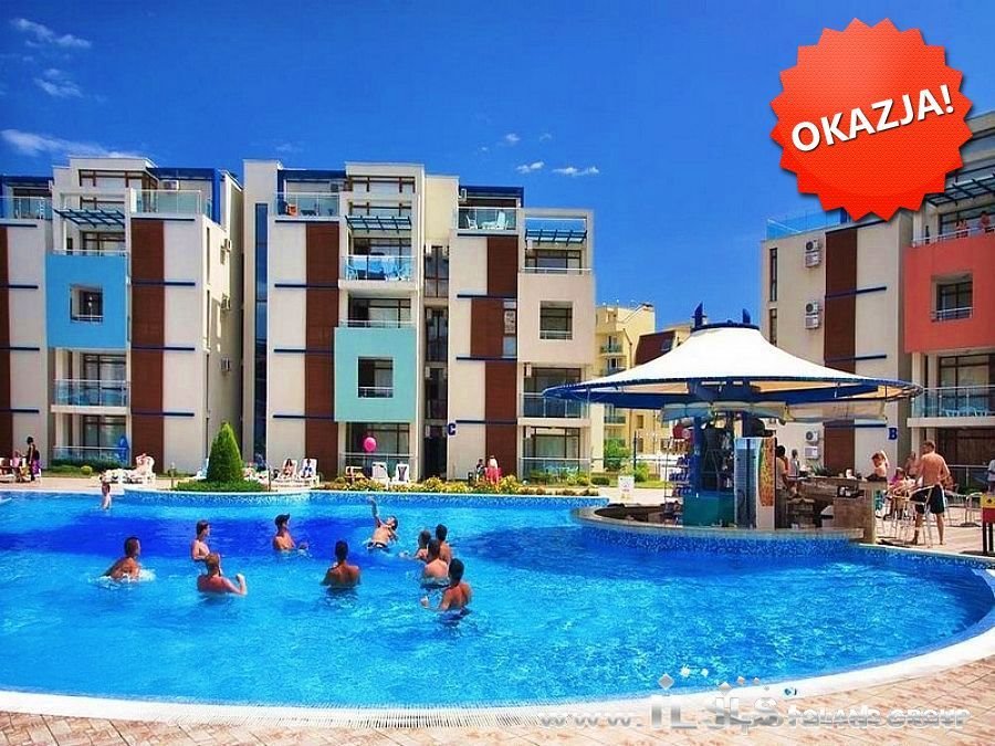 Do sprzedania umeblowany apartament 48 m² blisko plaży Cacao Bułgaria, Słoneczny Brzeg Sun City, SUN CITY  48m2 Foto 1