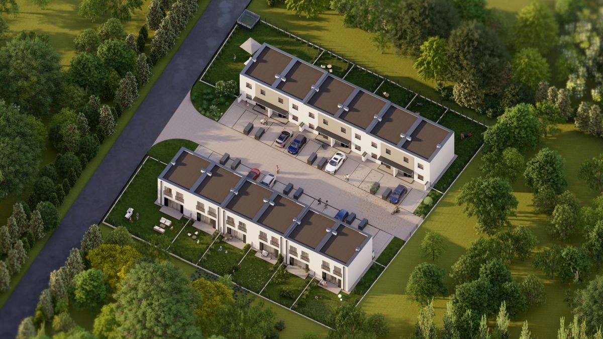 Dom szeregowy w stanie deweloperskim z ogrodem i ogrzewaniem podłogowym - polecam! Rzeszów, Krakowska  84m2 Foto 1