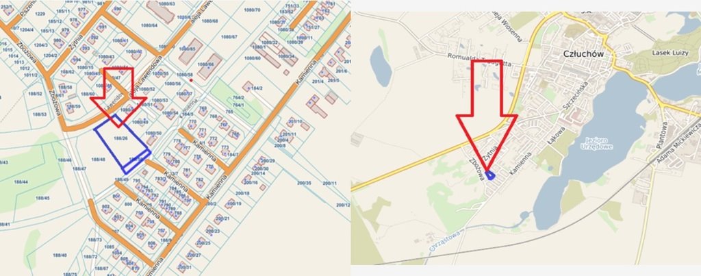 Na sprzedaż działka rolna 3 619 m² w Człuchowie Człuchów  3 619m2 Foto 1