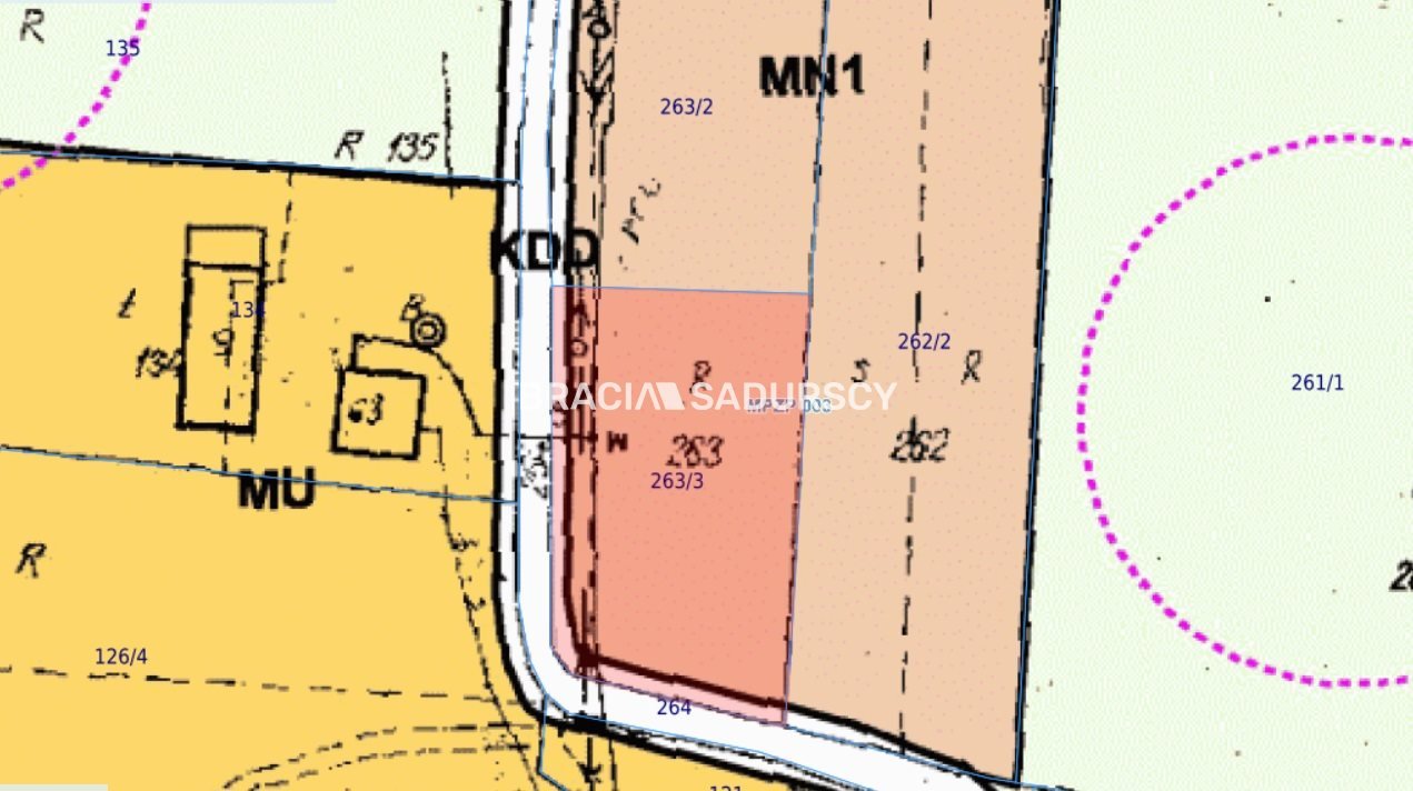 Działka budowlana 20 ar w Nieszkowicach Małych, Bochnia Bochnia, Nieszkowice Małe  2 000m2 Foto 1