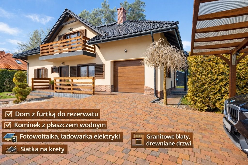 Dom premium z bezpośrednim dostępem do Rezerwatu Bór Tajęcina  191m2 Foto 1