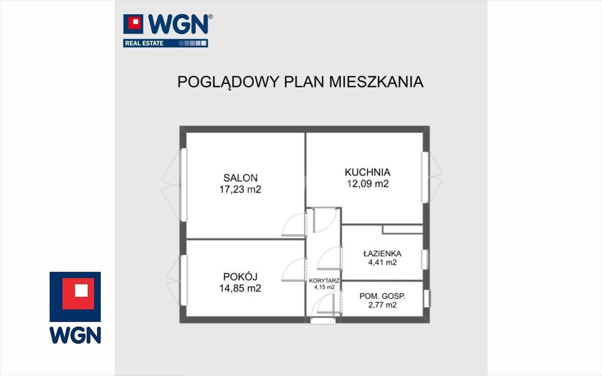 Mieszkanie dwupokojowe na sprzedaż Węgierskie, Węgierskie  56m2 Foto 13