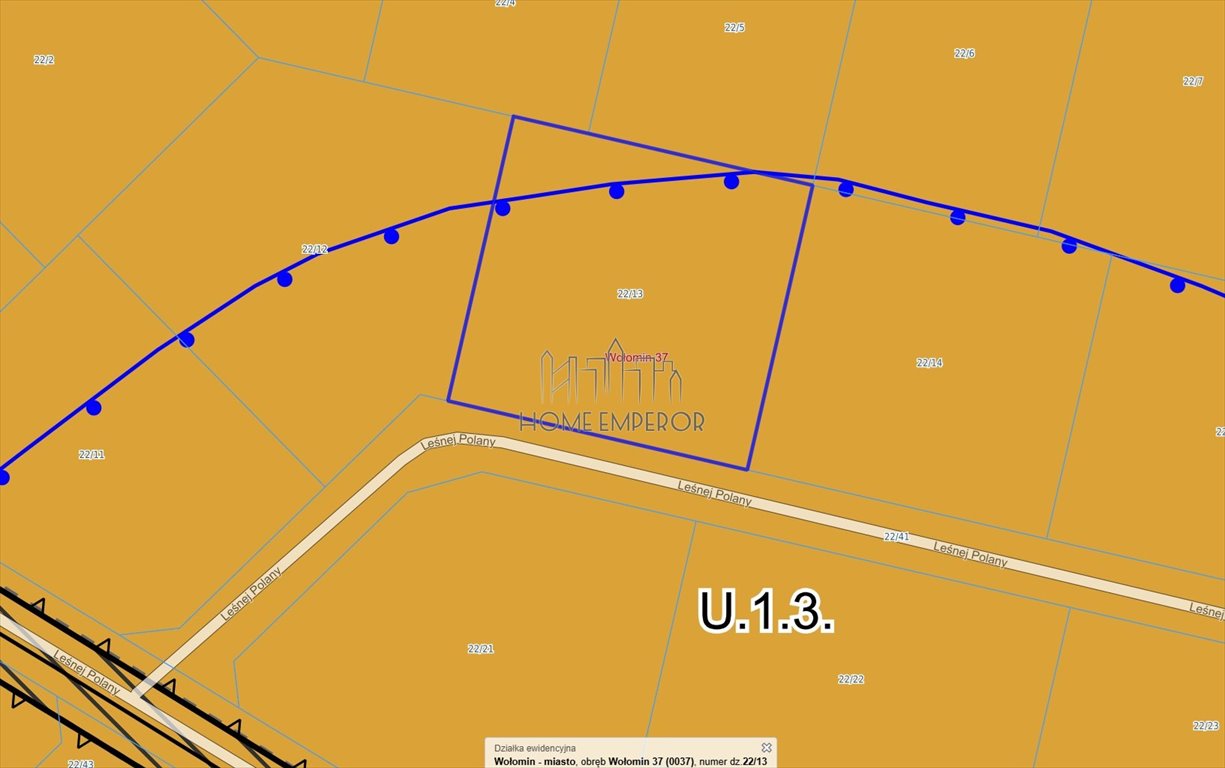 Działka budowlana na sprzedaż Wołomin, Leśnej Polany  1 520m2 Foto 1