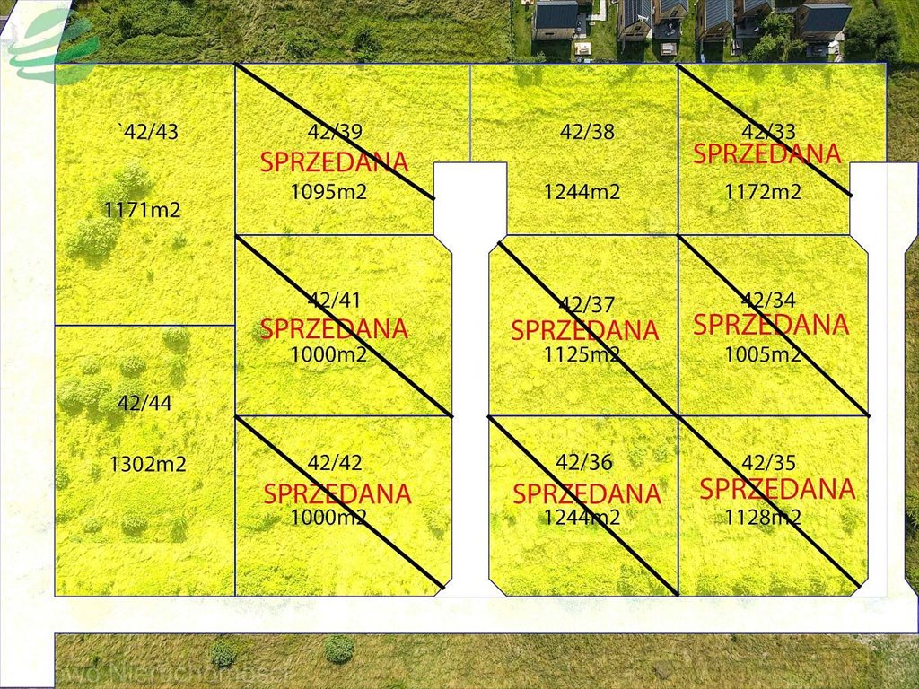 Zapraszam do zakupu działki 1244 m² w Rusinowie nad morzem Rusinowo, Sosnowa  1 244m2 Foto 1
