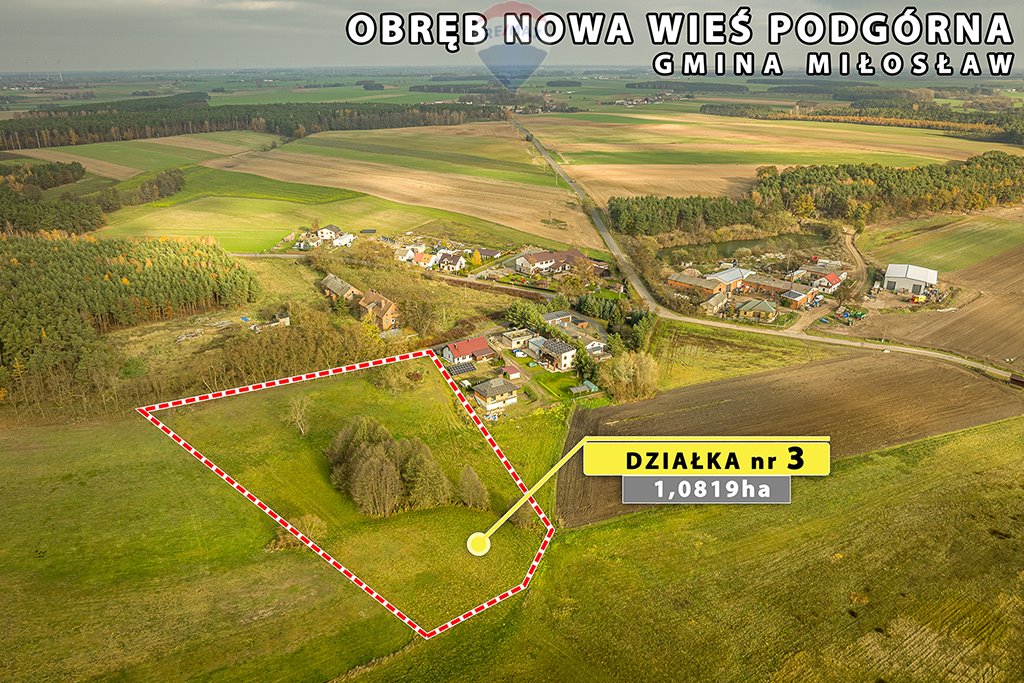 Działka budowlana na sprzedaż Nowa Wieś Podgórna  10 819m2 Foto 2