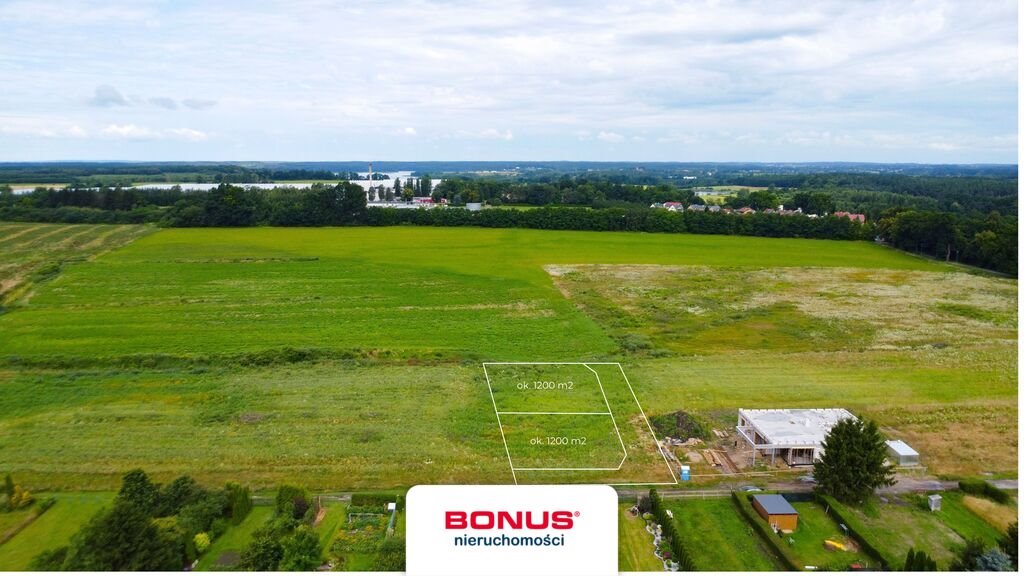 Dwie działki 1200 m² w Łęgajnach z MPZP - idealne pod dom. Łęgajny  1 200m2 Foto 1