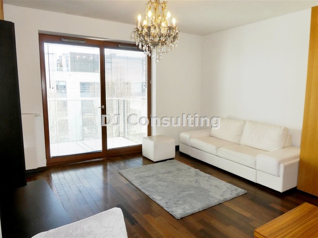 Nowoczesne studio 40m2 z wysokim standardem, balkon i patio Warszawa, Wilanów, Wilanów, Branickiego  40m2 Foto 1