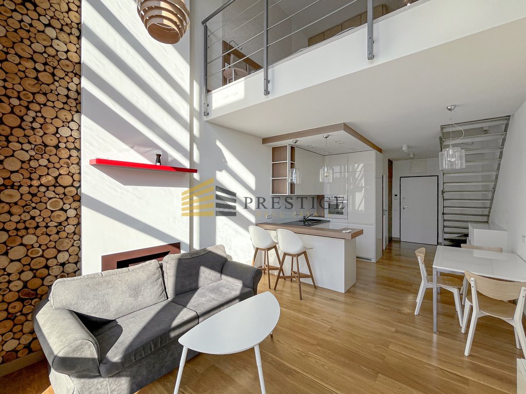 Nowoczesny loft 2 pok. z widokiem, klimatyzacją i fitness Warszawa, Mokotów, Jana Pawła Woronicza  60m2 Foto 1