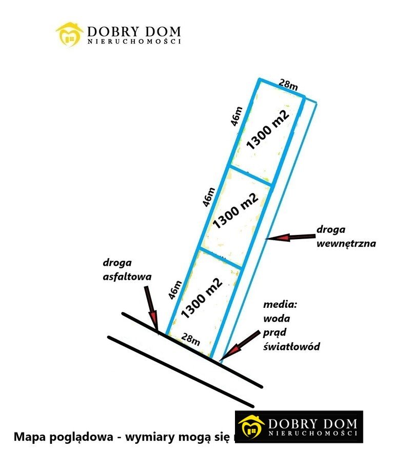 Działka 1300 m² z warunkami zabudowy, media, asfalt Czarna Białostocka  1 300m2 Foto 1