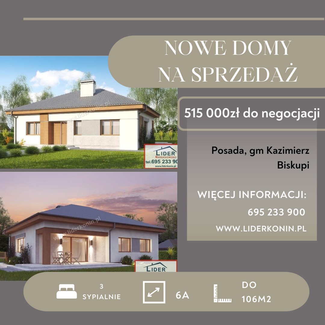 Nowoczesny dom 106 m2 z tarasem i wysokim standardem Posada  106m2 Foto 1