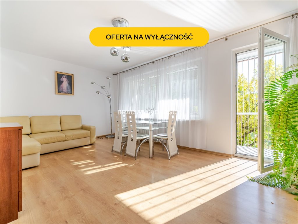Polecam 2-pokojowe mieszkanie 56 m² z balkonem i pełną prywatnością! Kraków, Czyżyny, os. Dywizjonu 303  56m2 Foto 1
