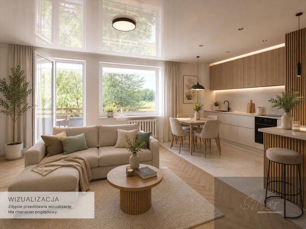 Polecam przestronne 3-pokojowe mieszkanie 59,5 m² z dużą loggią w Żyrardowie Żyrardów  60m2 Foto 1