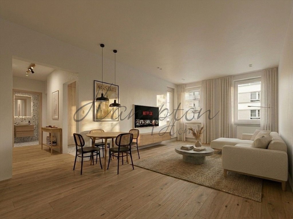 Unikatowe 2 pokoje z loggią, stan deweloperski, cicha okolica Warszawa, Mokotów, Rajska  51m2 Foto 1