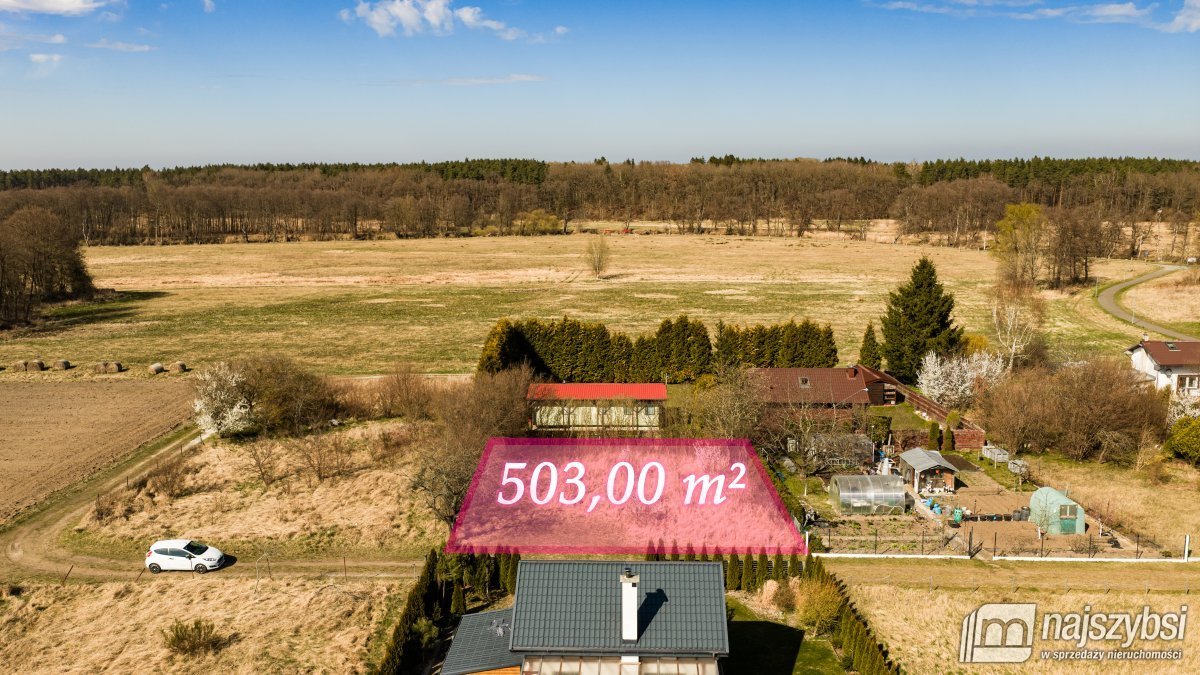 Działka rekreacyjna w Rościęcinie – cisza, natura, blisko morza Rościęcino  503m2 Foto 1