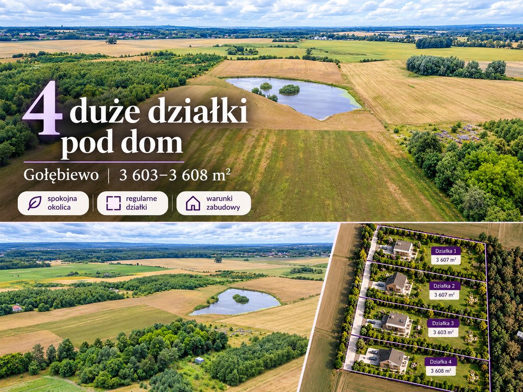Działka 3600 m² w Siwiałce - idealna pod dom. Siwiałka  3 607m2 Foto 1