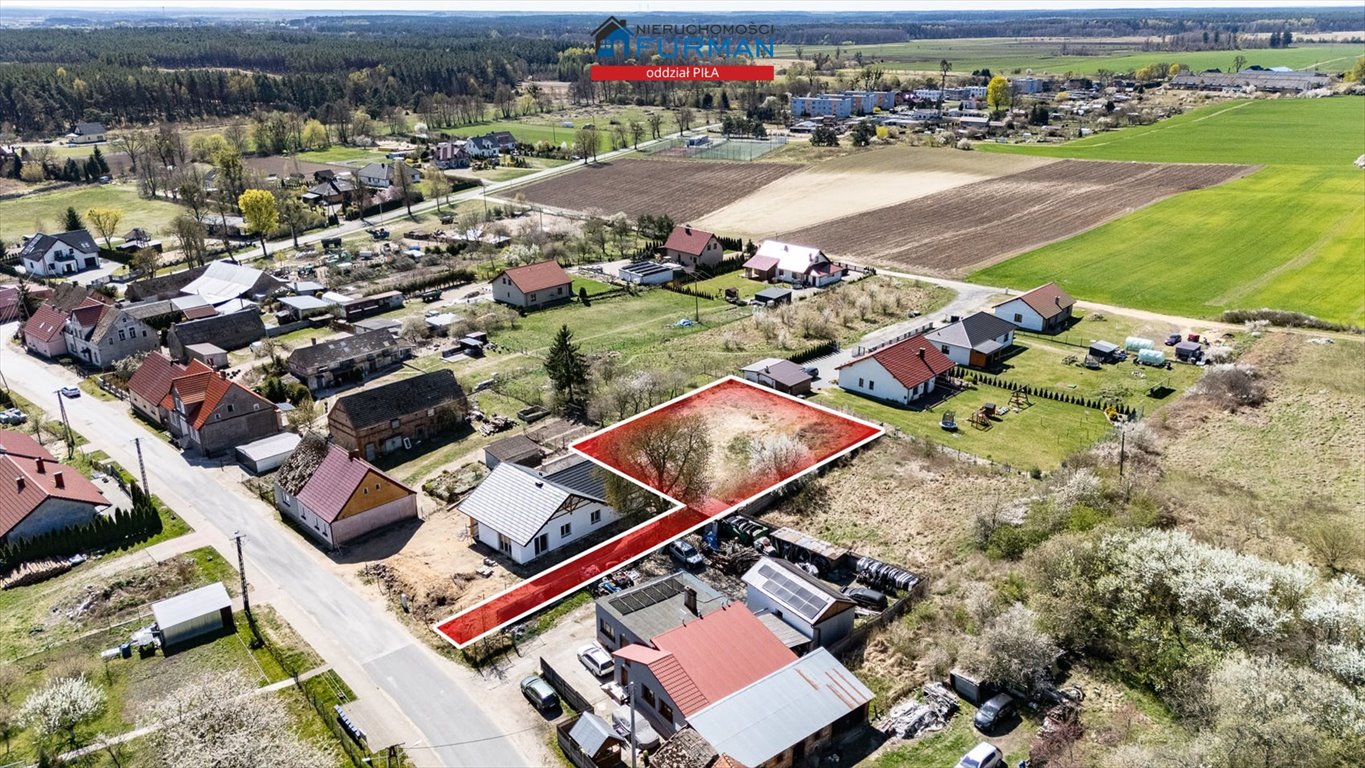 Działka 1129 m² z warunkami zabudowy, cisza i natura Kotuń  1 129m2 Foto 1