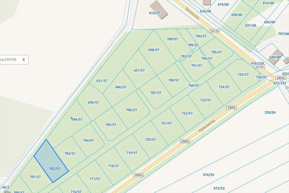 Działka budowlana na sprzedaż Połomia  1 231m2 Foto 1