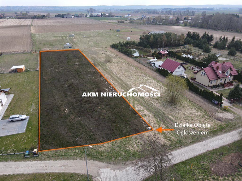 Działka 3000 m² pod dom z mediami przy granicy Grabówko  3 000m2 Foto 1