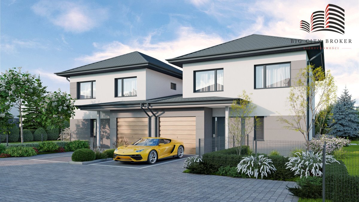 Nowoczesny dom bliźniak w Franciszkowie, 145 m², garaż Świdnik, Franciszków  145m2 Foto 1