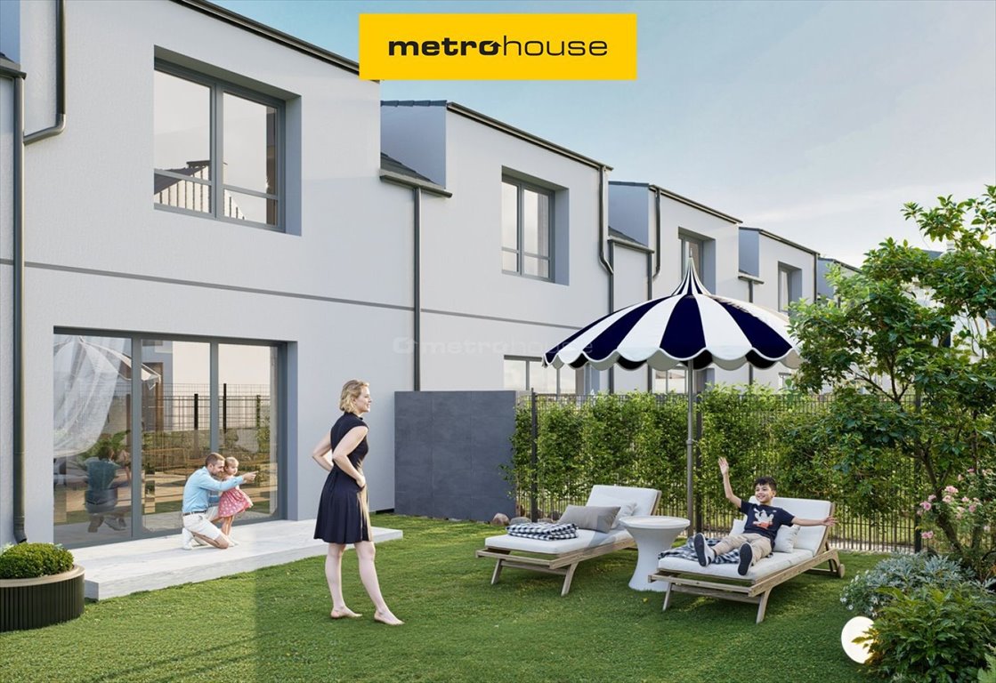 Nowoczesny segment 72 m² z ogrodem i 2 miejscami Olsztyn, Gutkowo, Basieńki  72m2 Foto 1