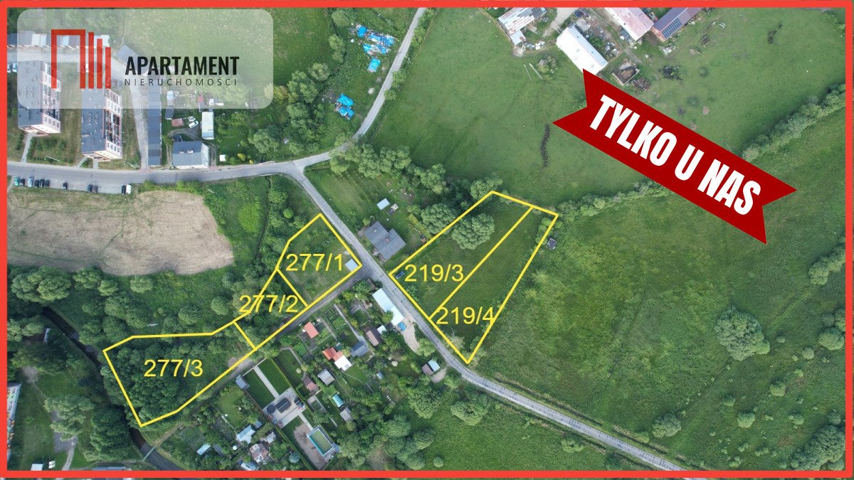 Działka budowlana 1475 m2 z garażem, spokojna okolica Miastko  1 475m2 Foto 1