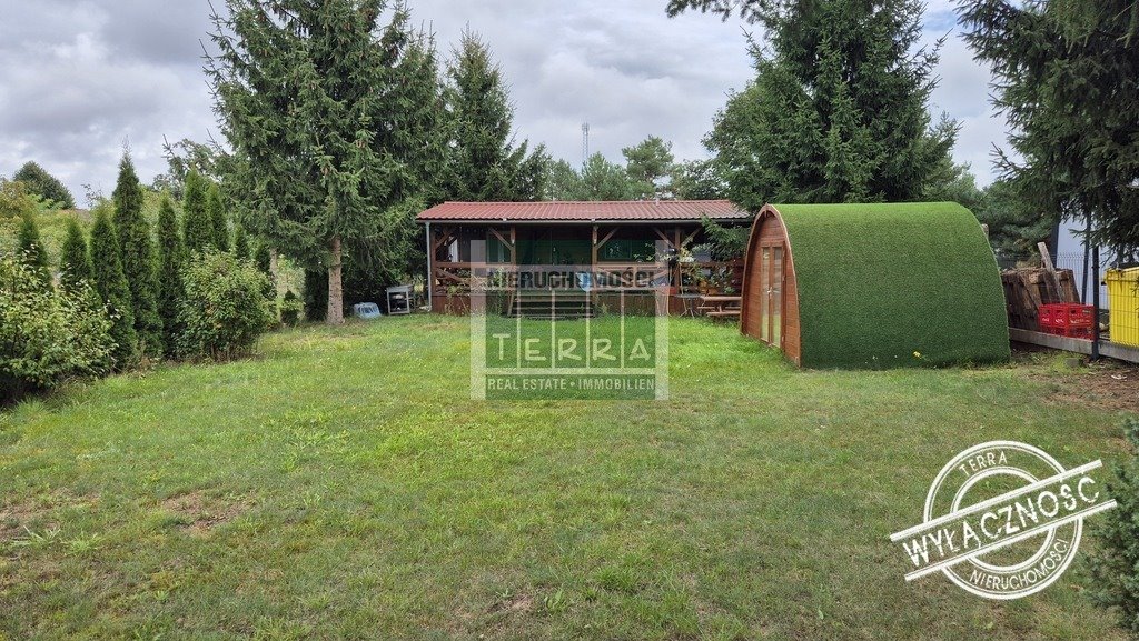 Działka nad jeziorem z domkami i pełnym wyposażeniem Niesulice  401m2 Foto 1