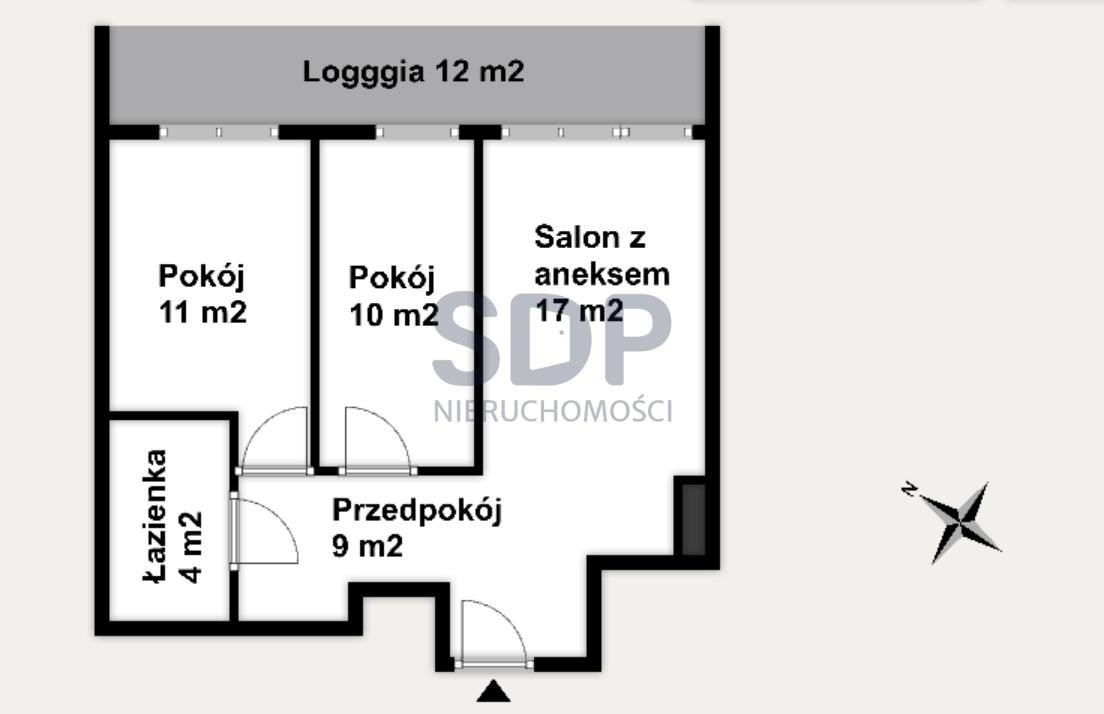Mieszkanie trzypokojowe na sprzedaż Wrocław, Stare Miasto, Szczepin, Długa  54m2 Foto 2