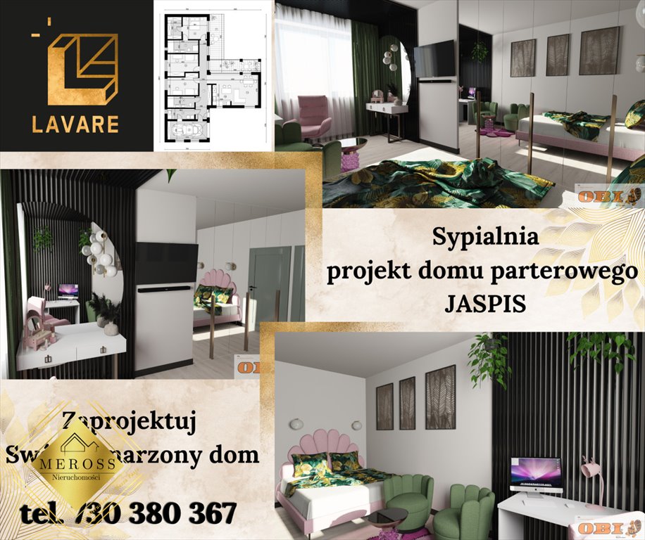 Działka 979 m² z projektem domu, media, blisko natury Aleksandria Pierwsza  979m2 Foto 1