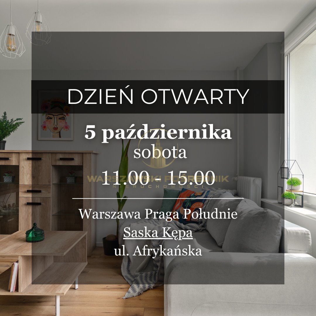 Mieszkanie dwupokojowe na sprzedaż Warszawa, Praga-Południe Saska Kępa, Afrykańska  30m2 Foto 1