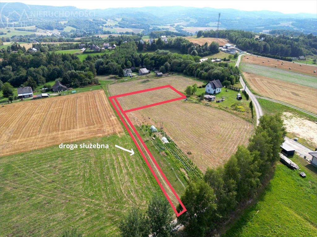 Widokowa działka 15,89 ara w Ryglicach - warunki zabudowy Ryglice  1 589m2 Foto 1