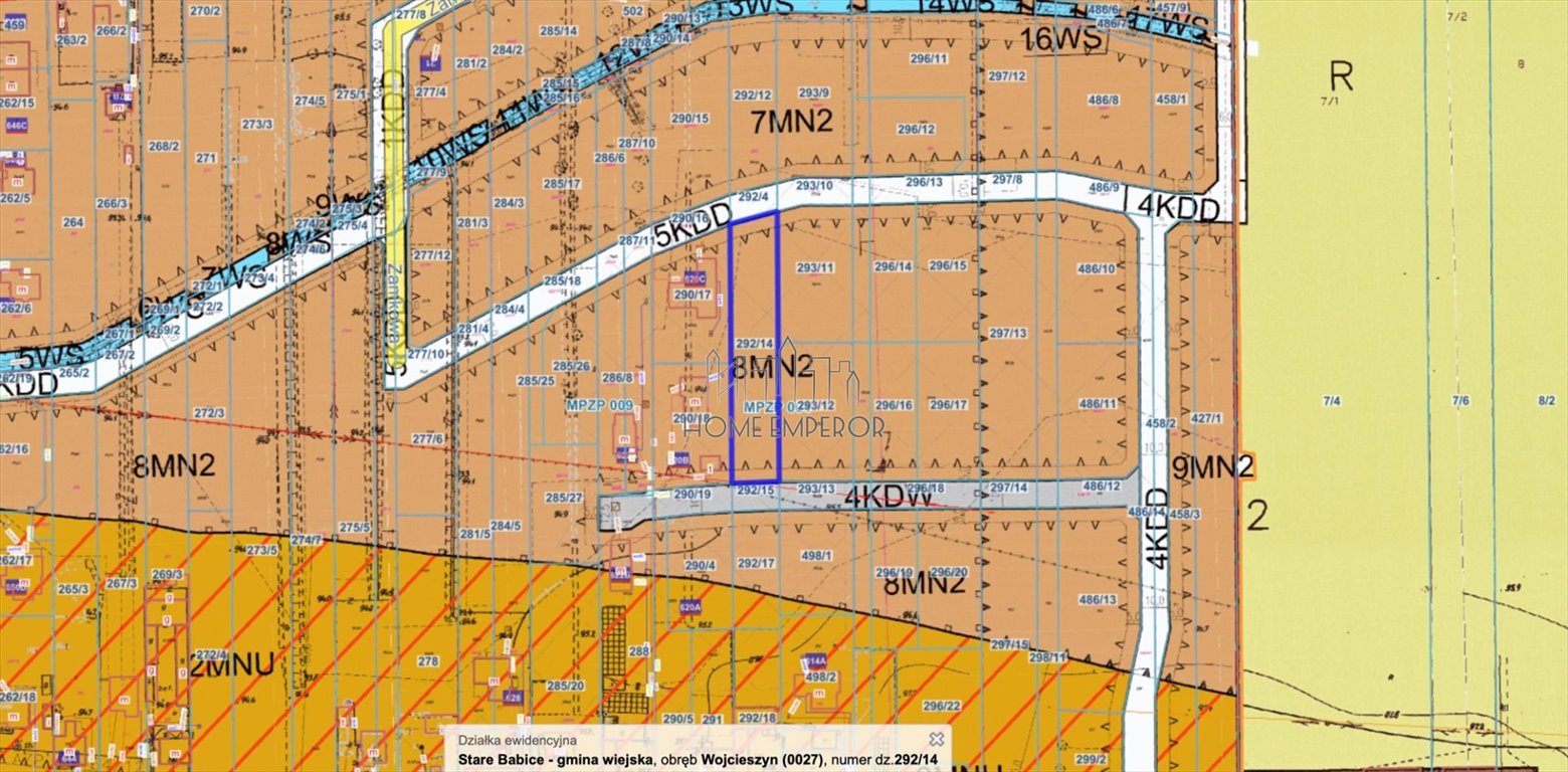 Działka budowlana na sprzedaż Wojcieszyn, Warszawska  1 600m2 Foto 1