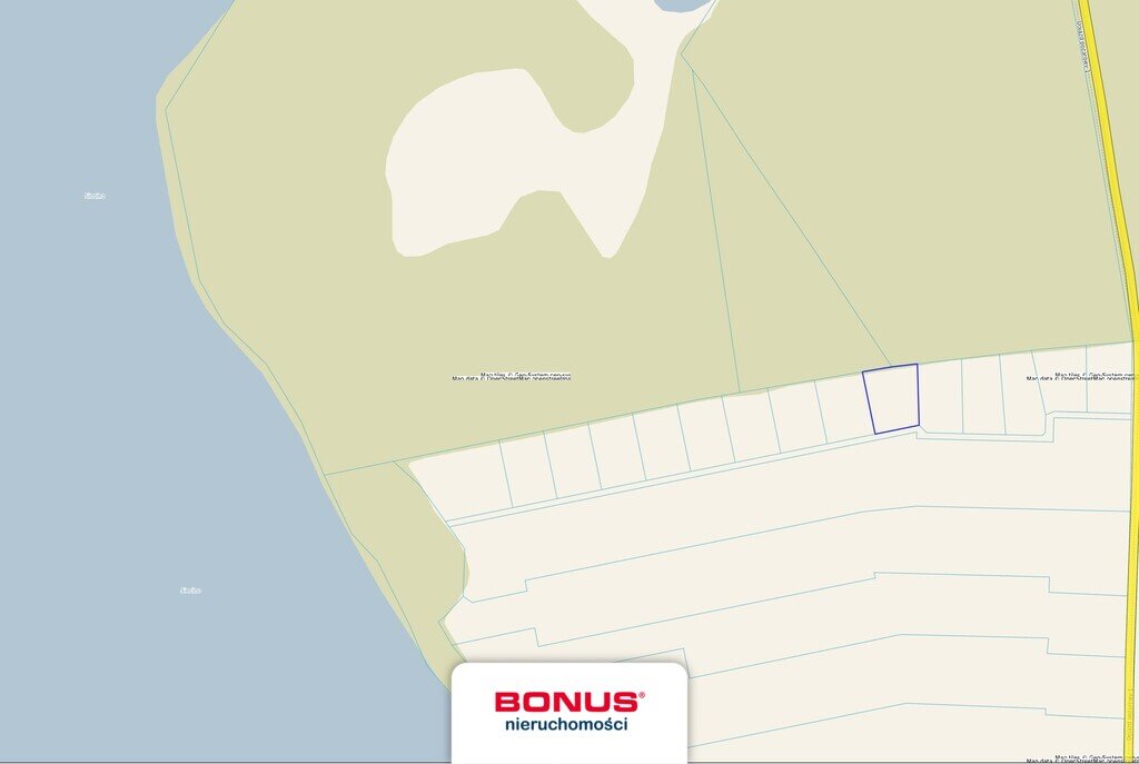 Działka nad Jeziorem Siecino 3000 m² z potencjałem Cieszyno  3 001m2 Foto 1