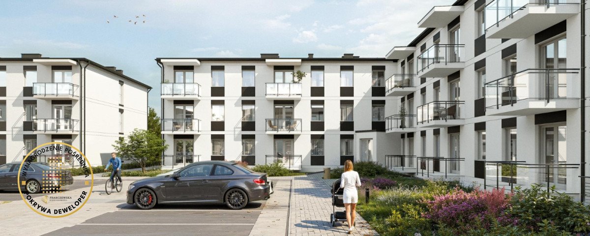 Do sprzedania nowoczesne 3-pokojowe mieszkanie z balkonem i garażem Dominów  52m2 Foto 1
