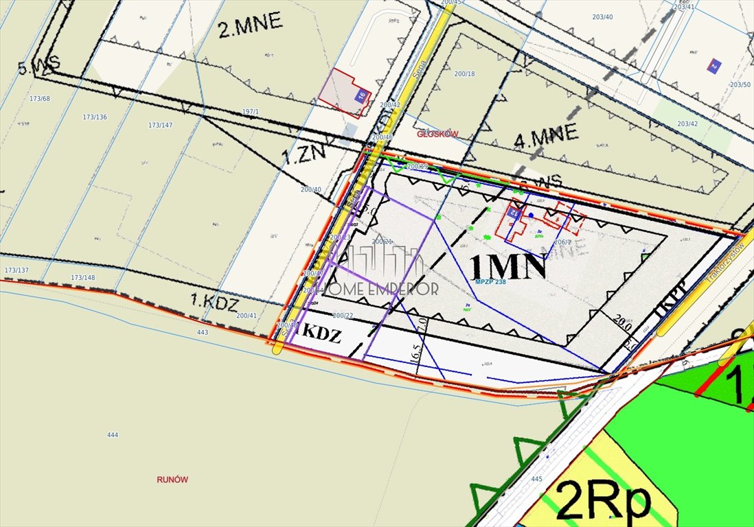 Działka 2000 m² pod zabudowę jednorodzinną - polecam Głosków, Sępa  2 000m2 Foto 1