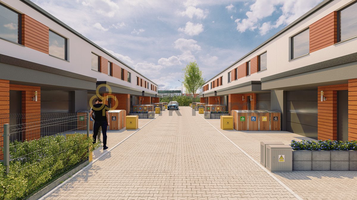 Przestronny segment z tarasem, ogródkiem i poddaszem do aranżacji Lubin  147m2 Foto 1