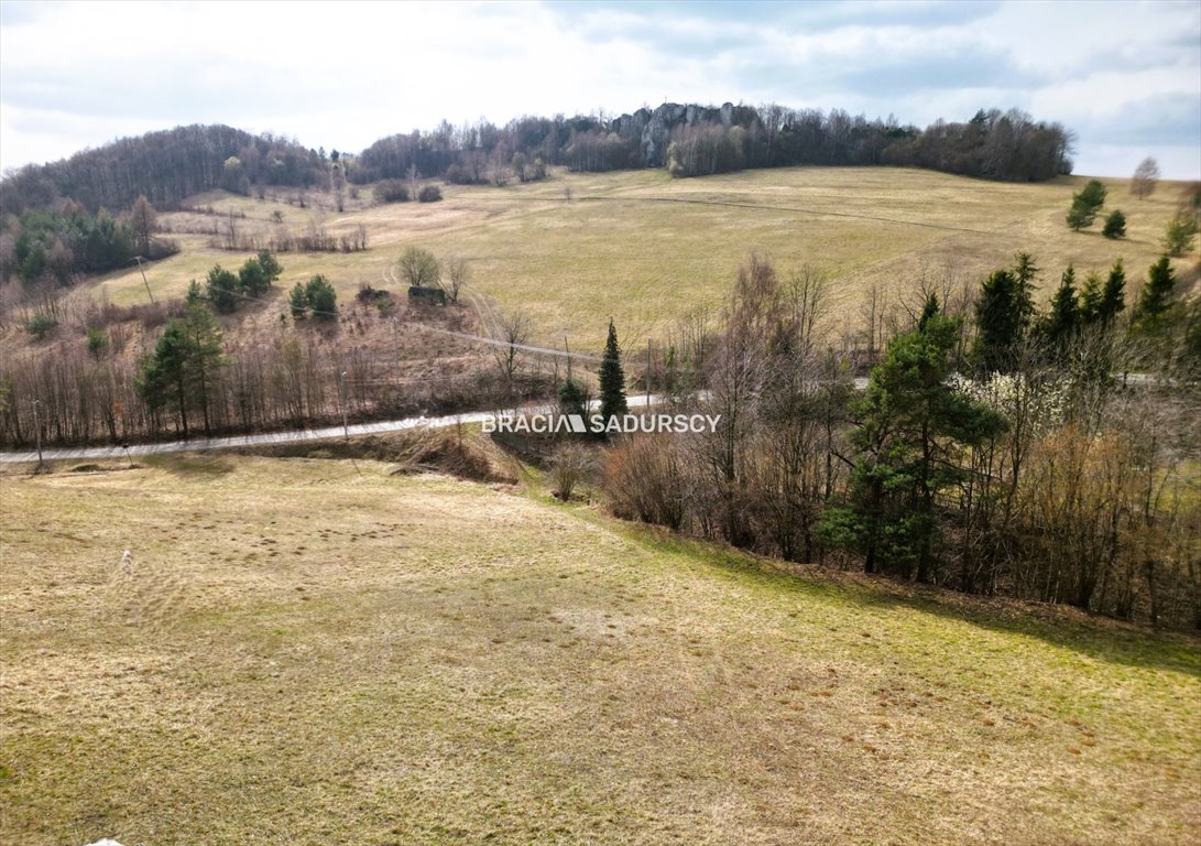 Malownicza działka 44 ar z mediami i widokami - polecam! Jerzmanowice, Zachodnia  4 400m2 Foto 1
