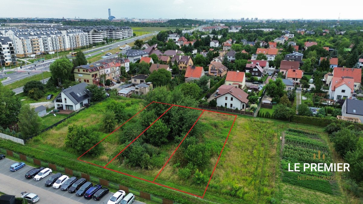 Działka 2045 m² pod domy jednorodzinne w Jagodnie Wrocław, Jagodno, Maurycego Ravela  2 045m2 Foto 1