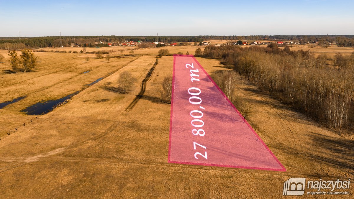Polecam działkę rolną 27 800 m² w Żarnowie, dostęp do gazu Żarnowo  27 800m2 Foto 1