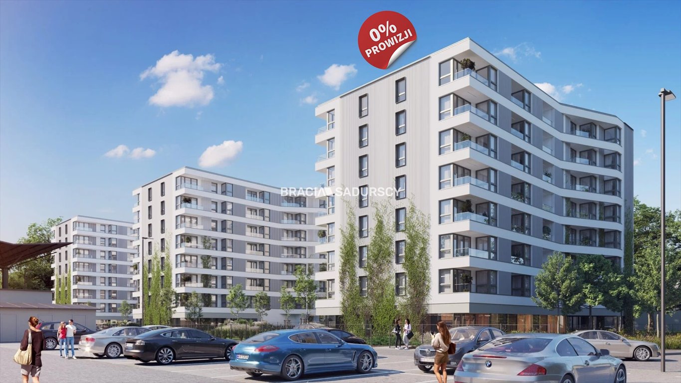 Na sprzedaż nowoczesne 2-pokojowe mieszkanie z balkonem w Krakowie Kraków, Prądnik Biały, Prądnik Biały, Imbramowska  46m2 Foto 1
