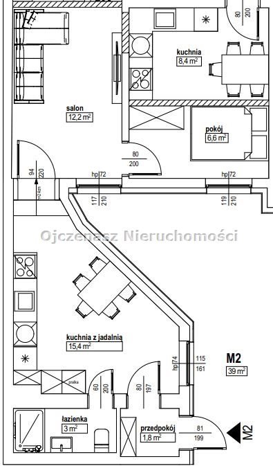 Urokliwe 39 m² w odrestaurowanej kamienicy z wysokimi pomieszczeniami Bydgoszcz, Śródmieście  39m2 Foto 1